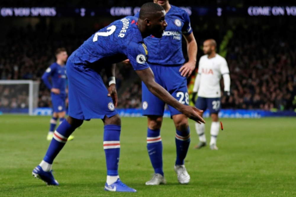 PSG e o Real estão atento ao divórcio Chelsea-Rüdiger.AFP