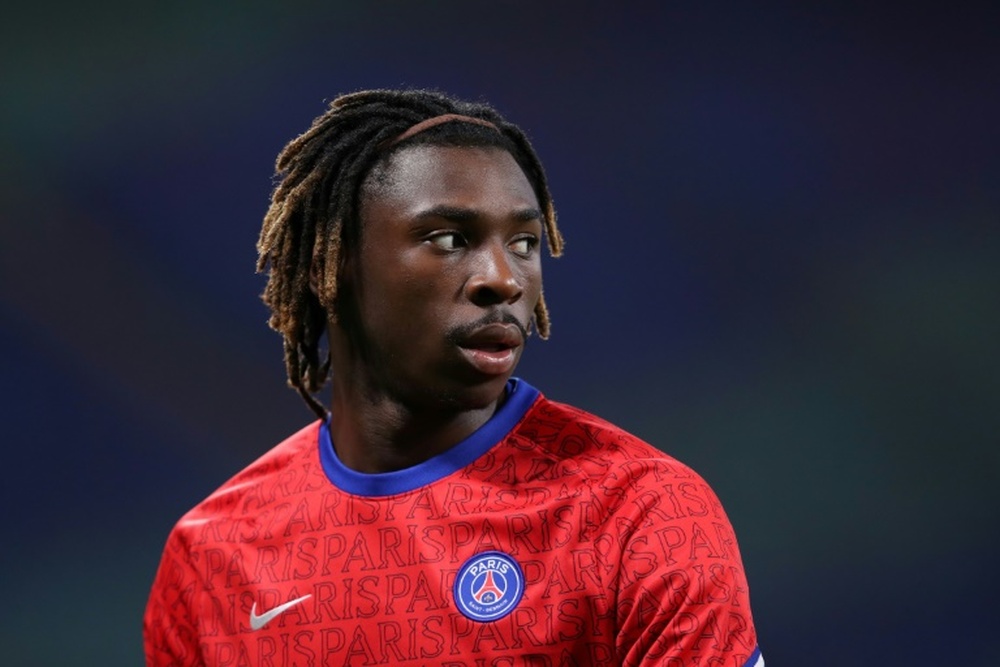 Moise Kean si prepara a riabbracciare la Juve. AFP