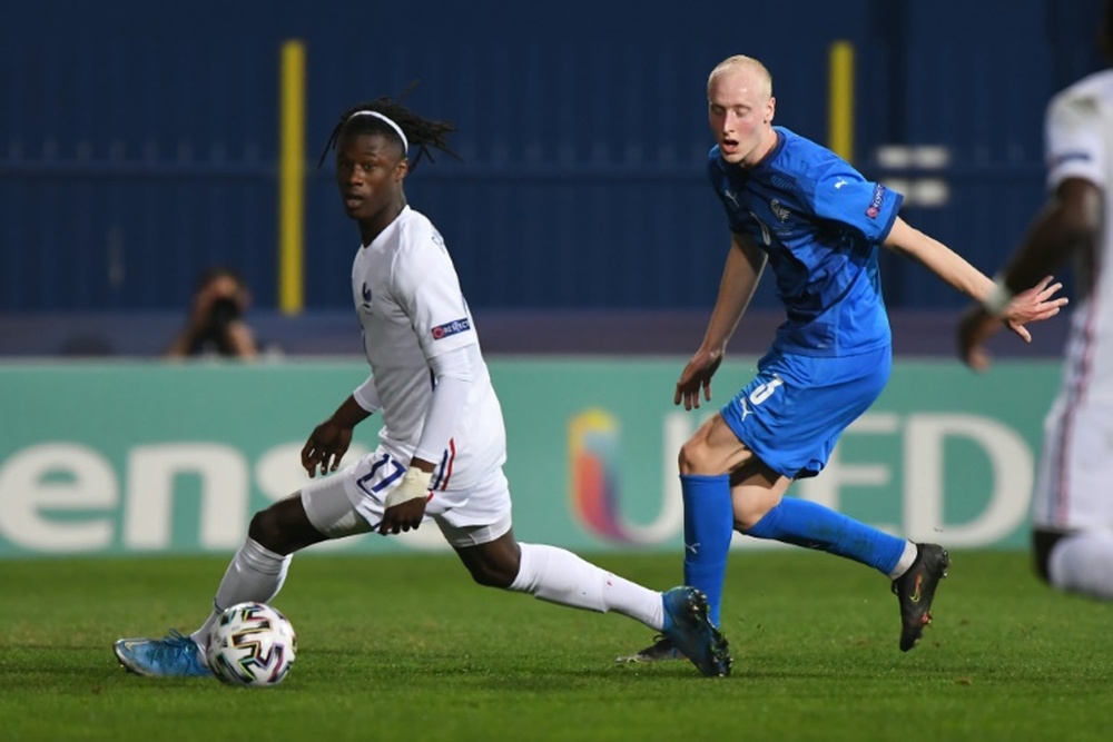 Camavinga is a new Real Madrid player. AFP