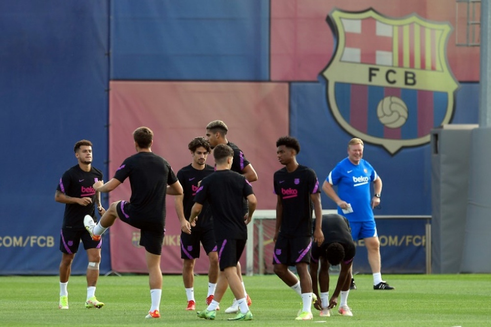 Le groupe du Barça pour affronter le Bayern Munich. AFP