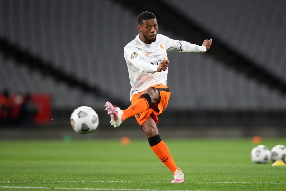 Wijnaldum sobre a contratação falhada do Barça.AFP