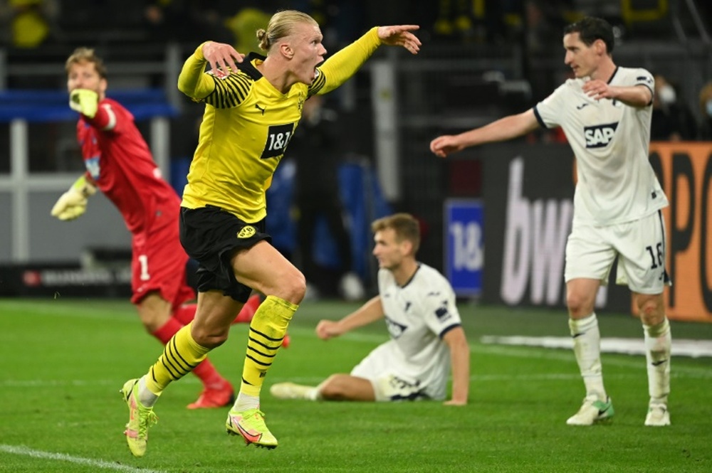 Haaland loves scoring goals. AFP