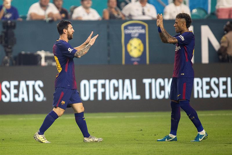 La emoción de Messi al hablar de Neymar en el La emoción de Messi al hablar de Neymar en el