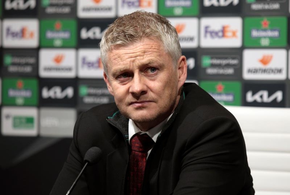 Solskjaer explicó el cambio de Cristiano Ronaldo. EFE