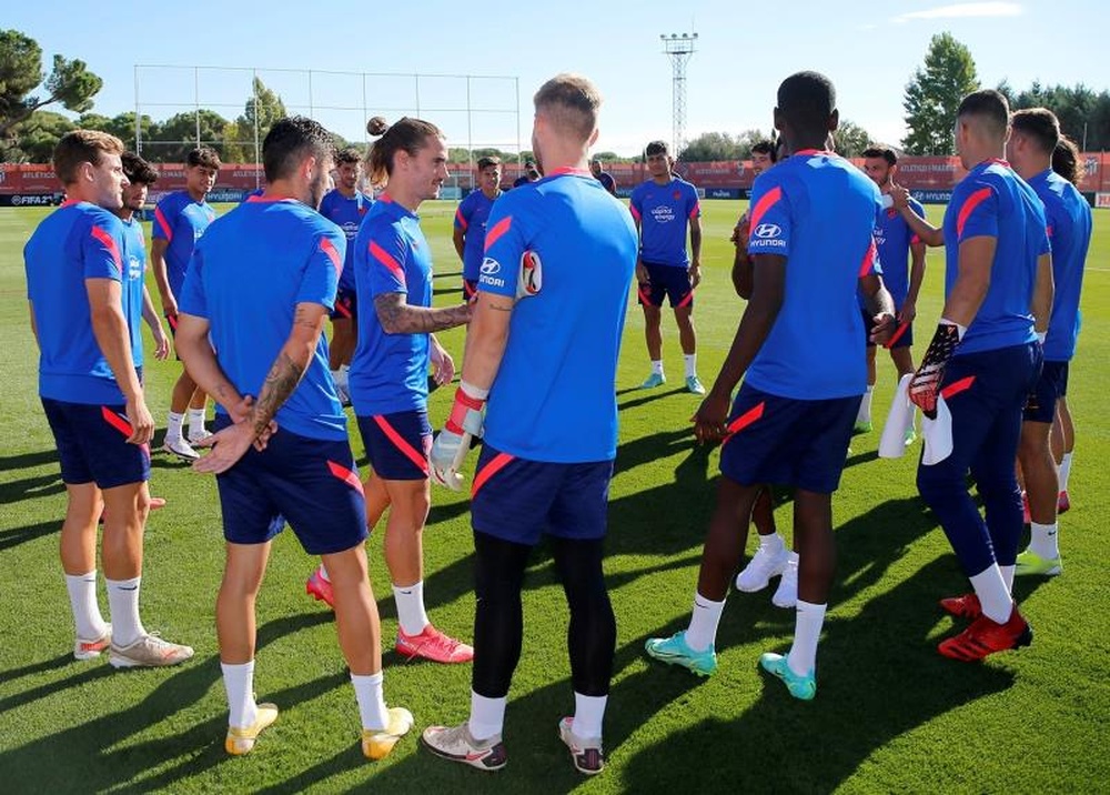 Griezmann ou João Félix, a nova incógnita para Simeone. EFE/ ATLETICODEMADRID.COM