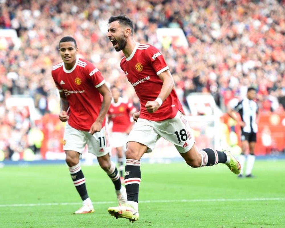 Bruno Fernandes a marqué un magnifique but lors de la victoire contre Newcastle (4-1). EFE
