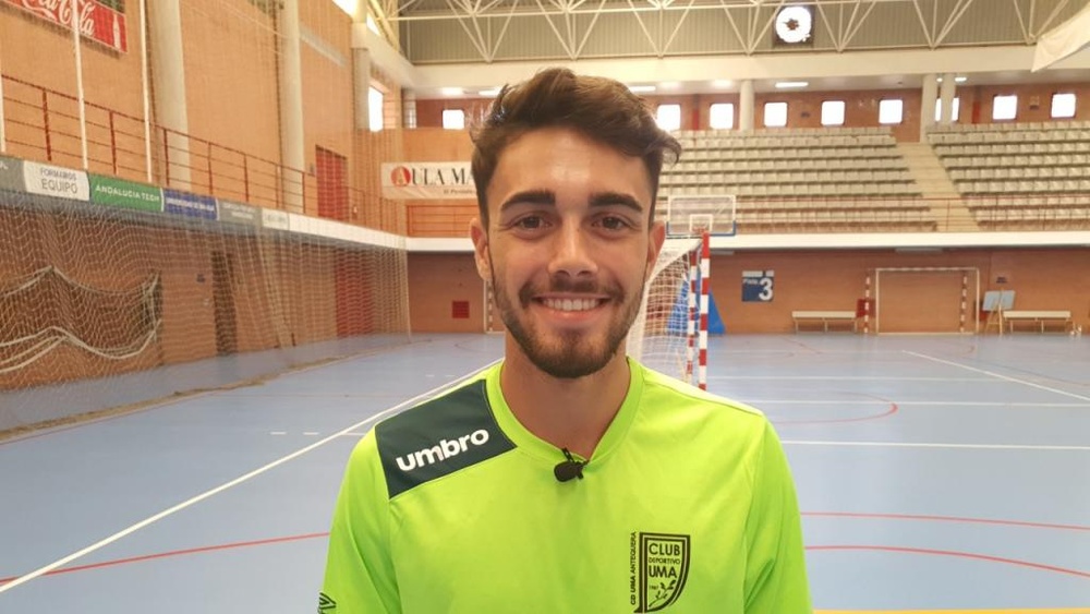 David Velasco, ilusionado con la temporada. BeSoccerCDUMAAntequera