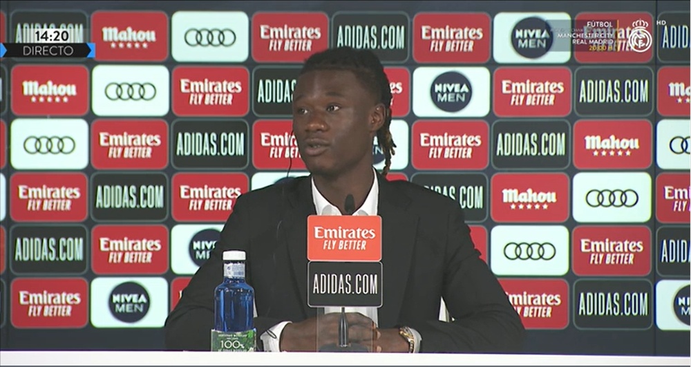 Camavinga in conferenza stampa. RealMadridTV