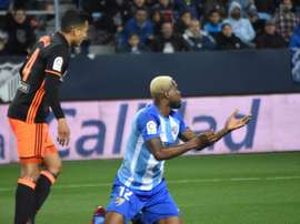 El delantero nigeriano marcó en el minuto 27 de partido. BeSoccer
