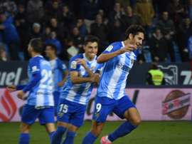 Blanco Leschuk ha caído de pie en La Rosaleda. BeSoccer
