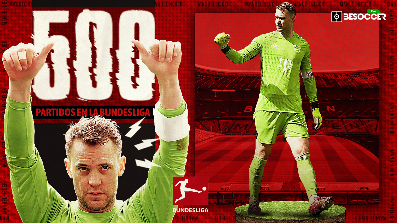 Neuer celebra 500 partidos en Bundesliga en su 18ª campaña