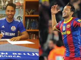 Barça academy star, goalscorer in El Clasico... Jeffren's new club. AFP