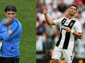 Dalic su Cristiano Ronaldo. EFE/AFP
