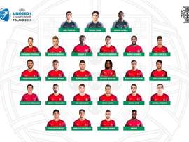 A 'Seleção de esperanças' portuguesa é, atualmente, vice-campeã da categoria. FPF