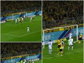 Abdou Diallo bundled the ball in to the net to open the scoring. Captura