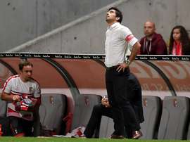 Abel não está a ser feliz, nada mesmo, neste início de época em Braga. Twitter/SCBraga