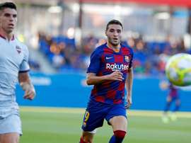 Abel Ruiz já tem destino certo. Twitter/FCBarcelonaB