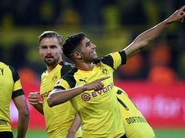 Achraf Hakimi parti pour... rester à Dortmund ? afp