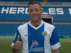 Adrià Granell, en su etapa como jugador del Hércules. DiarioInformación