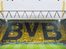 O muro amarelo. Twitter/BVB