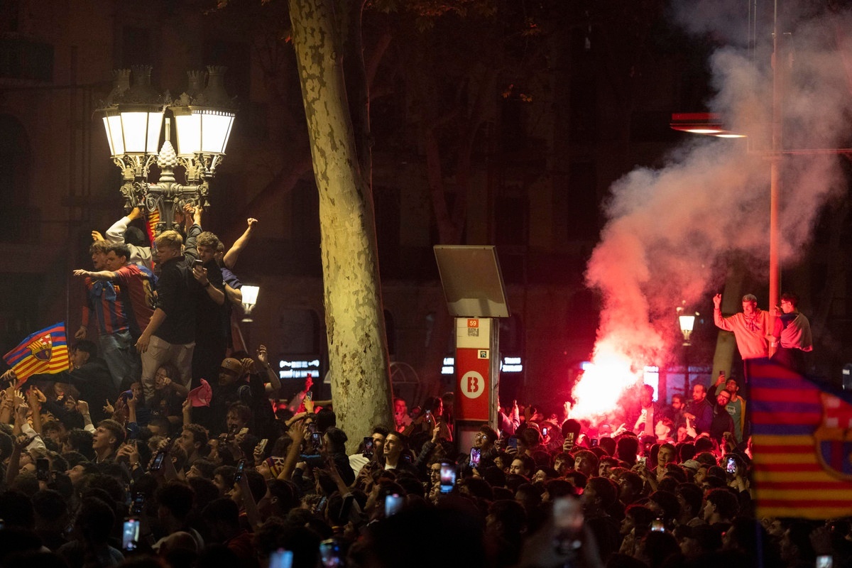 Dos detenidos en la celebración de la Copa
