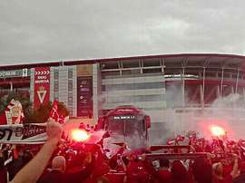 Envidiable despedida. Twitter/pasiongrana1908