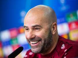 Peter Bosz has extended his Bayer Leverkusen contract until 2022. AFP