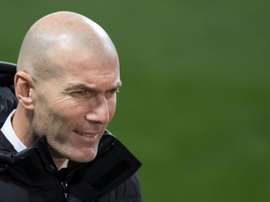 Zidane, l'entraîneur qui fait le moins de changements en Liga. AFP