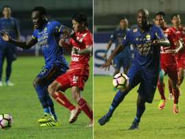 Michael Essien and Carlton Cole have both joined Persib Bandung.
