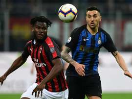 Kessie was targeted twice by Inter chants. AFP