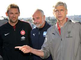 Popovic (left) will become the new Karabukspor coach. AFP