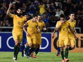 L'Australie continue sa route vers le Mondial. AFP