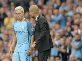 Samir Nasri was left unwanted by Pep Guardiola. AFP