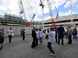 Spurs' new stadium is facing further delays. AFP