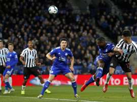 Perez heads Newcastle closer to Premier League safety. AFP