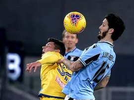 Alberto hit the woodwork twice against Verona. AFP