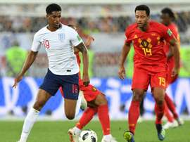 England and Belgium fielded their reserves. AFP