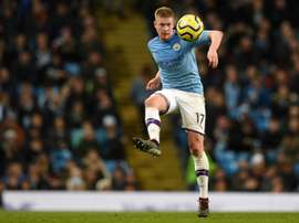 De Bruyne só pensa na vitória. AFP