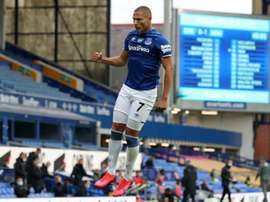 Everton drew 1-1. AFP