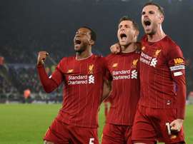 O Liverpool completa um ano sem derrota. AFP