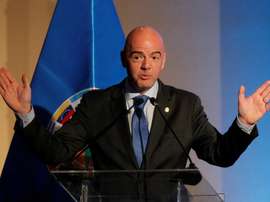Infantino da explicaciones. AFP