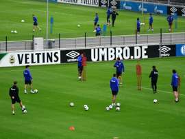 The German government are in favour of the Bundesliga returning in May. AFP