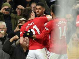 Rashford strikes twice as Man Utd end Mourinho's perfect start at Spurs. AFP