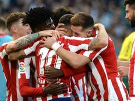 Angel Correa made an important contribution in Atletico's win over Betis. AFP