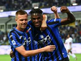 Duvan Zapata wants to continue on in Atalanta. AFP