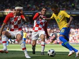 Neymar y Brasil quieren divertirse antes del Mundial. AFP