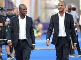 Seedorf and his assistant Kluivert have been dismissed after the AFCON failure. AFP