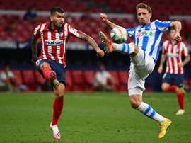 Angel Correa et Sime Vrsaljko sont les deux cas positifs au COVID-19 de l'Atlético. afp