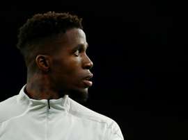 Zaha missed the Burnley match. AFP