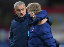 Mourinho dismisses talk of Tottenham as title contenders. AFP